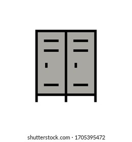 Wardrobe Vektorillustration Illustration