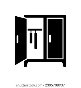Vector de iconos de armario en el diseño de moda
