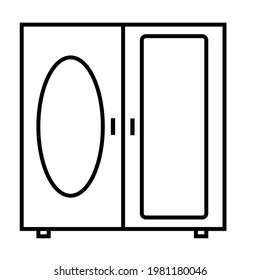 símbolo vectorial de icono de armario