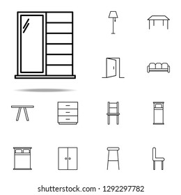 wardrobe icon. web icons universal set for web and mobile