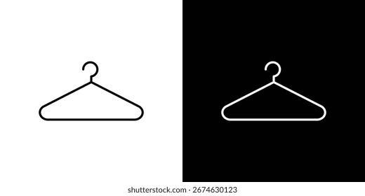 Ícones de guarda-roupa. ilustrações de símbolos vetoriais.