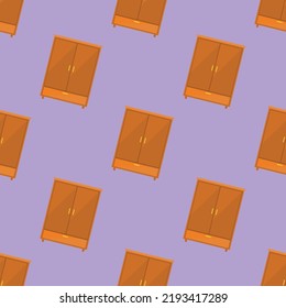 Wardrobe illustration for your design seamless.