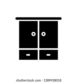 Wardrobe, interior icon. Can be used for web, logo, mobile app, UI, UX.