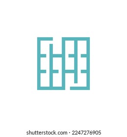 wardrobe logo design vector sign