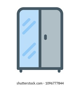 Wardrobe with Mirror