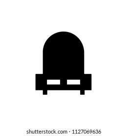 wardrobe with mirror glyph icon. Element of furniture icon for mobile concept and web apps. This wardrobe with mirror glyph icon can be used for web and mobile. Premium icon on white background