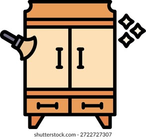 Armario Nuevo Vector de diseño de iconos creativos