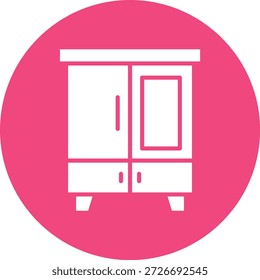 Wardrobe Vector Icon Design Illustration