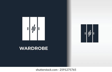 Wardrobe Vector, Icon Or Logo Sign Isolated Symbol Illustration