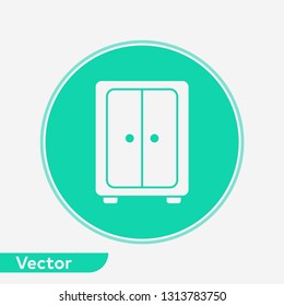 Wardrobe vector icon sign symbol