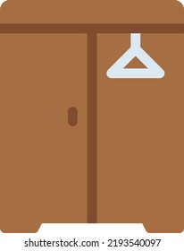 wardrobe Vector illustration on a transparent background.Premium quality symbols.Stroke vector      icon for concept and graphic design.
