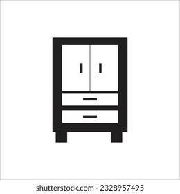 Schrank-Vektorsymbol neu
