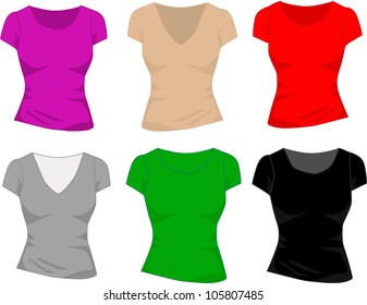 wardrobe women icons vector