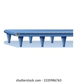 Warehouse assembly line icon. Cartoon of warehouse assembly line vector icon for web design isolated on white background