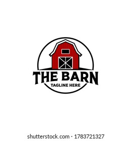 Warehouse Barn Logo Concept Template Vector