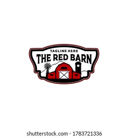 Warehouse Barn Logo Concept Template Vector