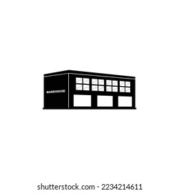 Warehouse bilding icon vector graphics