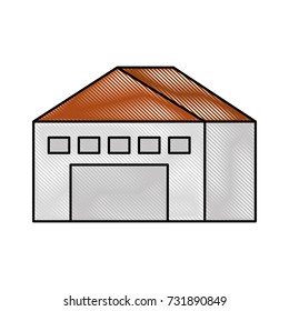 warehouse building exterior commercial empty