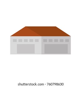 warehouse building exterior commercial empty