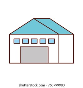 warehouse building exterior commercial empty