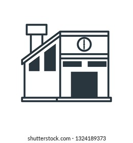 warehouse building isolated icon