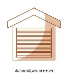 warehouse building isolated icon