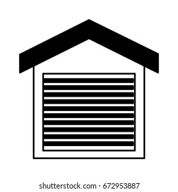 warehouse building isolated icon
