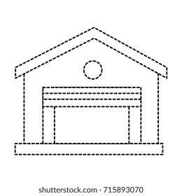 warehouse building isolated icon
