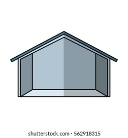 warehouse building isolated icon vector illustration design