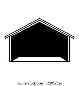 warehouse building isolated icon vector illustration design