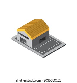 Lagerhaus-Logistiksymbol einzeln