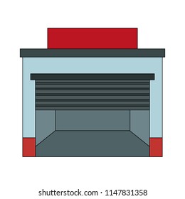 Warehouse building open
