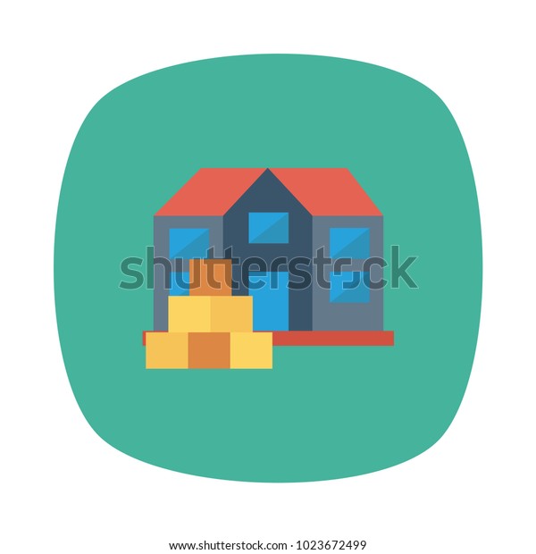 Warehouse Building Work Stock Vector Royalty Free 1023672499