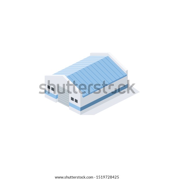 Warehouse cargo. Vector 3d isometric, color\
web icon, new flat style. Creative illustration design, idea for\
infographics.