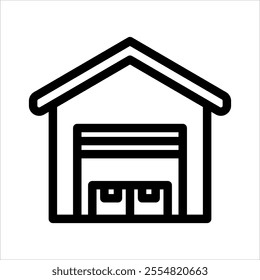 Warehouse From Delivery and Logistics Sets