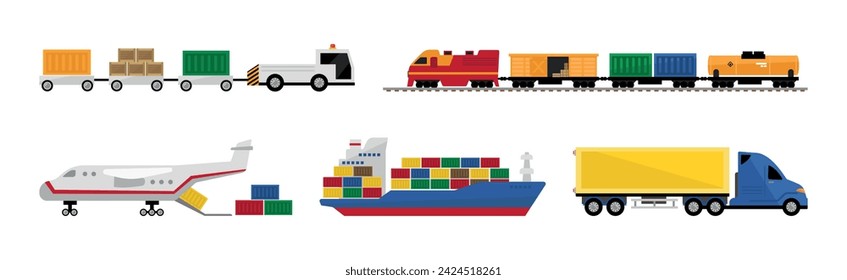 Entrega y Logística de Almacenes con Conjunto de Vectores de Transporte.
