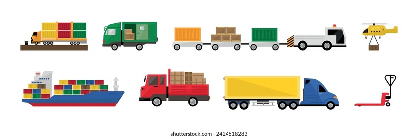 Entrega y Logística de Almacenes con Conjunto de Vectores de Transporte.