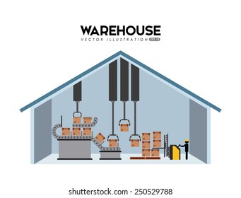 warehouse design, vector illustration eps10 graphic 