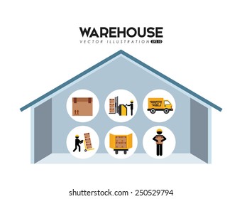 warehouse design, vector illustration eps10 graphic 