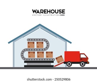 warehouse design, vector illustration eps10 graphic 