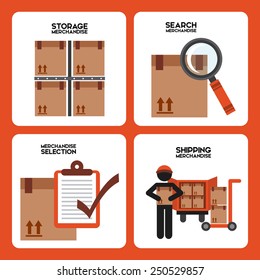 warehouse design, vector illustration eps10 graphic 