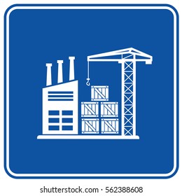 Warehouse design,clean vector