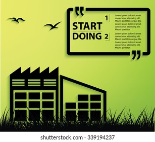Warehouse, design,Your text on clean background,vector
