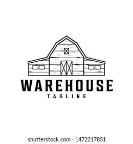 Warehouse / farmhouse vintage logo design