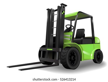 Forklift Green Images Stock Photos Vectors Shutterstock
