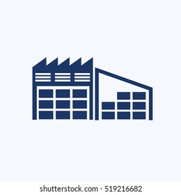 Warehouse icon design,clean vector