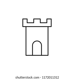 warehouse icon. Element of building and landmark outline icon for mobile concept and web apps. Thin line warehouse icon can be used for web and mobile