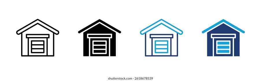 Warehouse Icon Element For Design