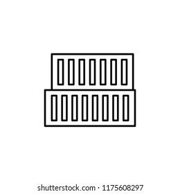 Warehouse icon. Element of global logistics icon for mobile concept and web apps. Thin line Warehouse icon can be used for web and mobile