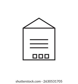 warehouse icon illustration element design